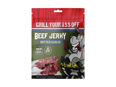 Grill Your Ass Off Butter Garlic Beef Jerky
