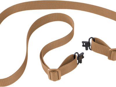 Bulldog Two Point Gun Sling with Deluxe Locking Swivels, Tan