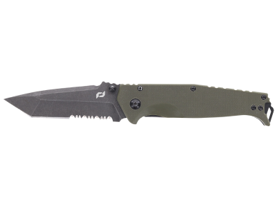 Schrade Folding Tanto Knife 3.5" D2 OD Green
