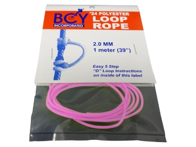 BCY 24 D-Loop Material Pink 1m