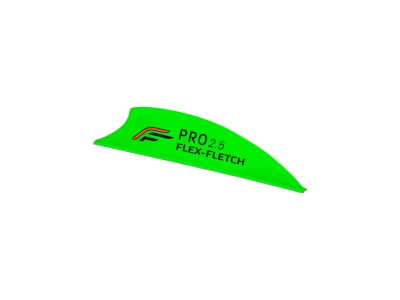 Flex-Fletch Pro 2.5 Vanes Blaze, Green, 36 count