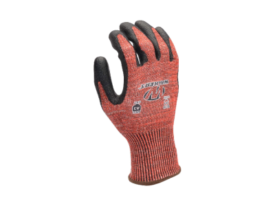 Walkers A3 Cut Resistant Gloves w/ HPPE Knitted Shell & PU Foam Palm, Extra Large