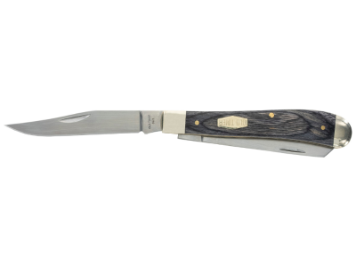 Old Timer 3" Folding Trapper Pocket Knife, Wood Laminate Handle