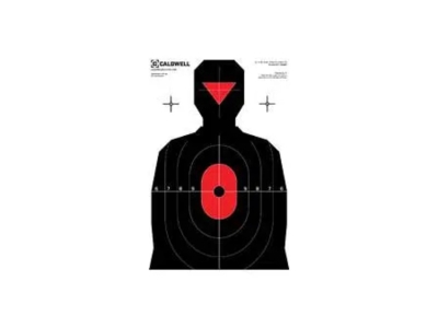 Caldwell Silhouette Dual Zone Silhouette Paper Target, 8