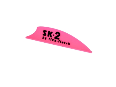 Flex-Fletch SK-2 Hunting and 3D Vane, 100 Count, Scarlet Red