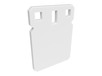 Birchwood  AR500 3/8" Square Targets, White