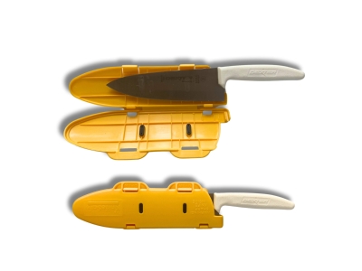 Blade Guard Secure Knife Blade Edge Protection Cover Sheath, Yellow