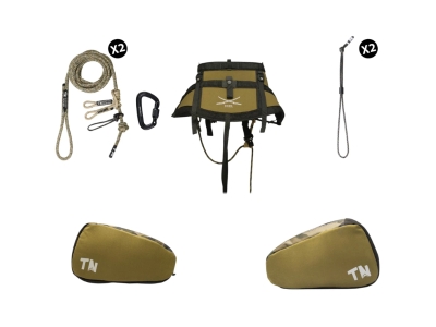 Timber Ninja Duel Saddle Starter Kit, Olive