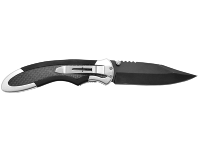 Camillus 3.50" Folding Drop Point AUS-8A Blade Carbon Fiber Handle