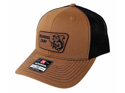 Artora Squirrel Camp Trucker Hat, Caramel