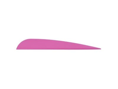 AAE Elite Plastifletch Vanes Hot Pink 3.875 in. 100 pk.