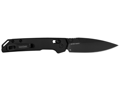 Kershaw 3" D2 Spear Point Blade Black Aluminum Handle