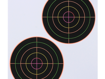 Champion VisiColor 5" Double Bullseye Paper Self-Adhesive, 10