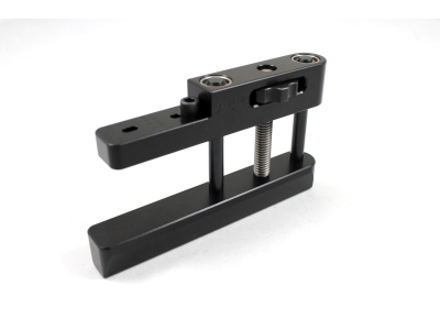 LSP Adjustable Bag Rider Flat Mounted Long Dowel V-Bottom, Coarse Thread, Hardened