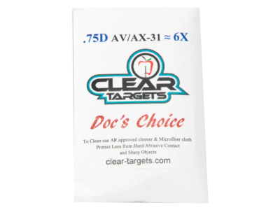 T.R.U. Ball Axcel AV31 Clear Target Doc's Choice Lens