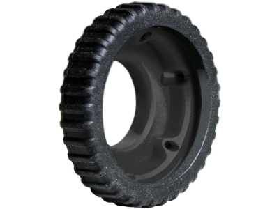 Axcel Driver Dually Wheel and Tread, Black