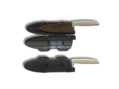 Blade Guard Secure Knife Blade Edge Protection Cover Sheath, Grey