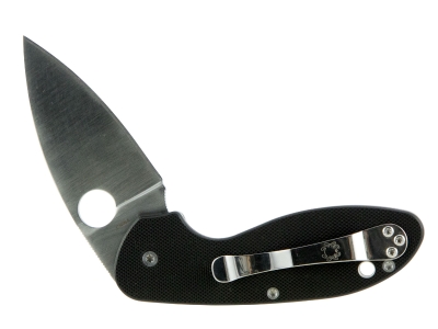 Spyderco 2.98" 8Cr13MoV Blade Black G10 Handle Folding Knife