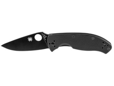 Spyderco 3.39" 8Cr13MoV Blade Black G10 Handle Folding Knife