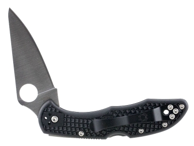 Spyderco 2.88" VG-10 Blade Black FRN Handle Folding Knife