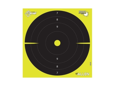 Allen EZ Aim Splash Reactive Paper Shooting Targets, 25 Count