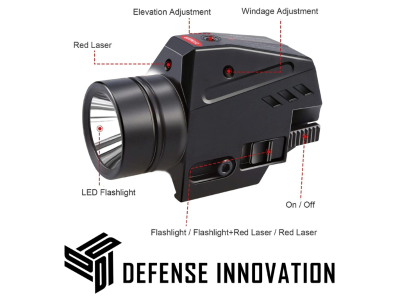DI Defense Innovation Night Defender Flashlight Laser Combo, 6mm