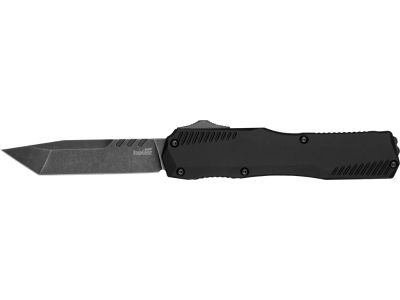 Kershaw 3.30" OTF Tanto MagnaCut Blade Black Aluminum Handle