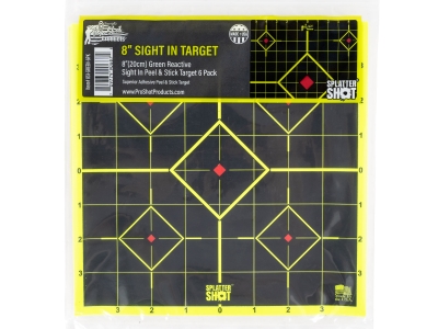 Pro-Shot SplatterShot Sight-In Self-Adhesive Paper, 6