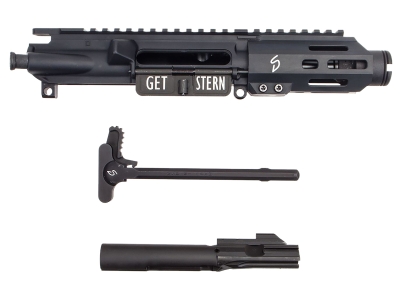 Stern Defense Upper Receiver Aluminum Anodized Receiver for AR15, Black