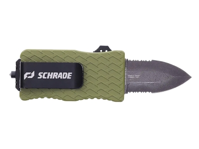 Schrade Tactical Mini 1.9" Dagger D2 OD Green