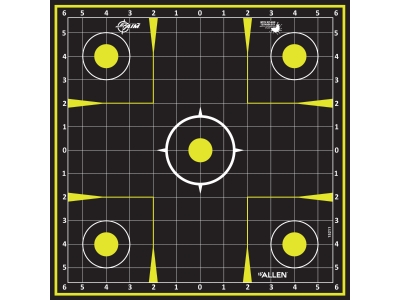 Allen EZ Aim Splash Reactive Paper Shooting Targets, 30 Count