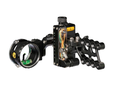 Trophy Ridge React One Pro Hunter Bracket Single Pin Sight, Black, Right, .010