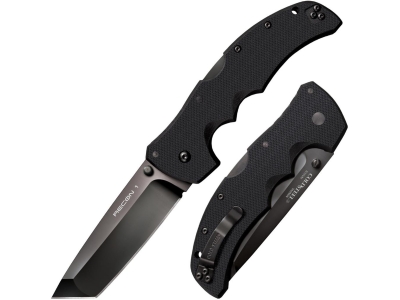Cold Steel Recon 1 Tanto Point Plain Edge (S35VN), Black, Ambidextrous