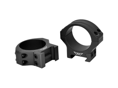 Warne Hyperlite Scope Rings, Matte Black