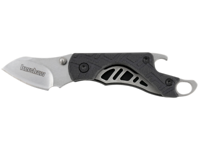 Kershaw 1.40" Folding Drop Point 3Cr13MoV Blade Black Nylon Handle