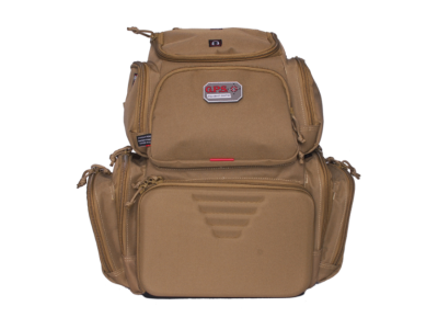 GPS Handgunner Backpack w/ Cradle For 4 Handguns, Tan