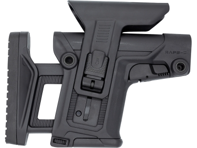 FAB Defense Collapsible Precision Stock w/ Cheek-Rest, Ambidextrous