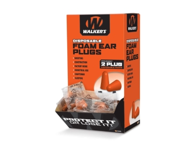 Walkers Foam Ear Plugs - 200 Pair Box