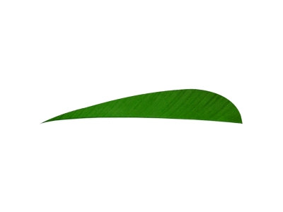 Trueflight Parabolic Feathers, Green, 100