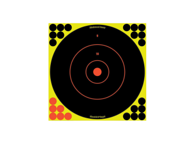 Birchwood  Shoot-N-C Reactive Target Black/Yellow/Red 12" Bullseye
