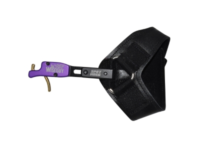Spot Hogg Wise Guy Adjustable Single Caliper Rigid Buckle Strap Release, Index Finger, Black