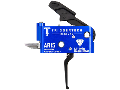 TriggerTech AR Diamond Trigger, Black/Blue