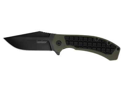 Kershaw 3" Folding Pocket Knife 8Cr13MoV Black Oxide Nylon Handle