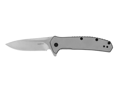 Kershaw 2.8" 8Cr13MoV Clip Point Blade Stainless Steel Handle