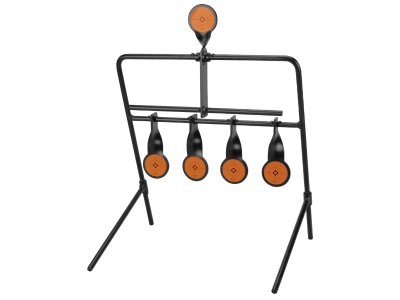 Caldwell Resetting Rimfire Steel Target, Black/Orange, .22 LR