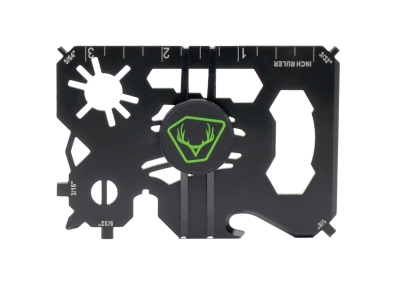 HME 20-IN-1 Wallet Multi Tool, Black