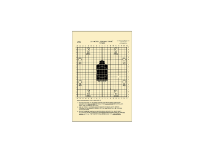Action Target Inc 25-meter Zeroing Center Mass Target
