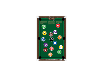 Action Target Inc Pool Table Paper Target