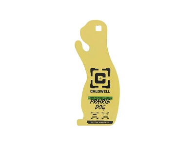 Caldwell AR500 Steel Plate Rimfire/Handgun Yellow Prairie Dog