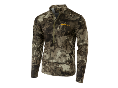 Muddy TRX Lightweight Quarter Zip, Large, Veil Canyon Grey